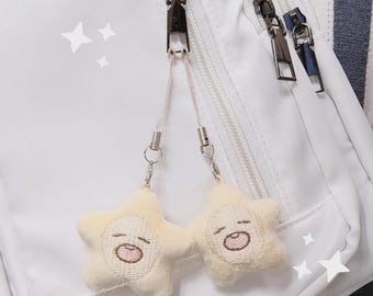 Llavero de peluche con forma de estrella dormilona de Xavier de Love and Deepspace [Hecho a mano]