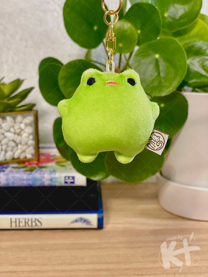 Frog Plush Keychain With Magnetic Hands [handmade] - Etsy