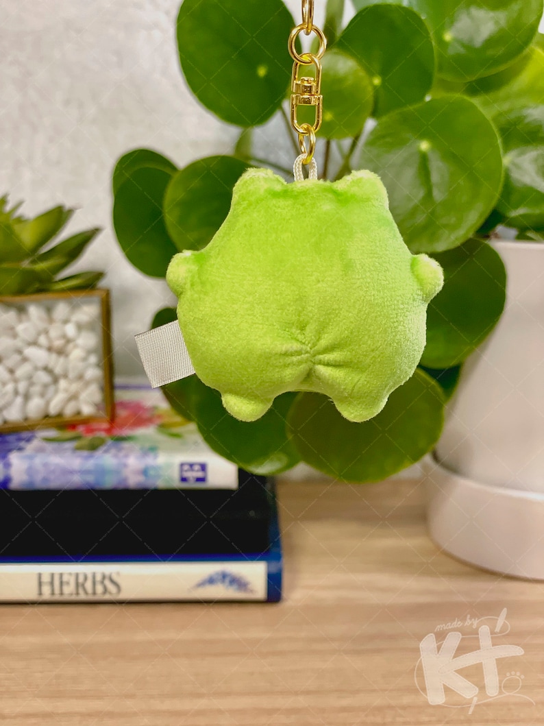 Frog Keychain Plush With Hands Etsy