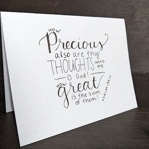 KJV Scripture Printable Psalm 139:17