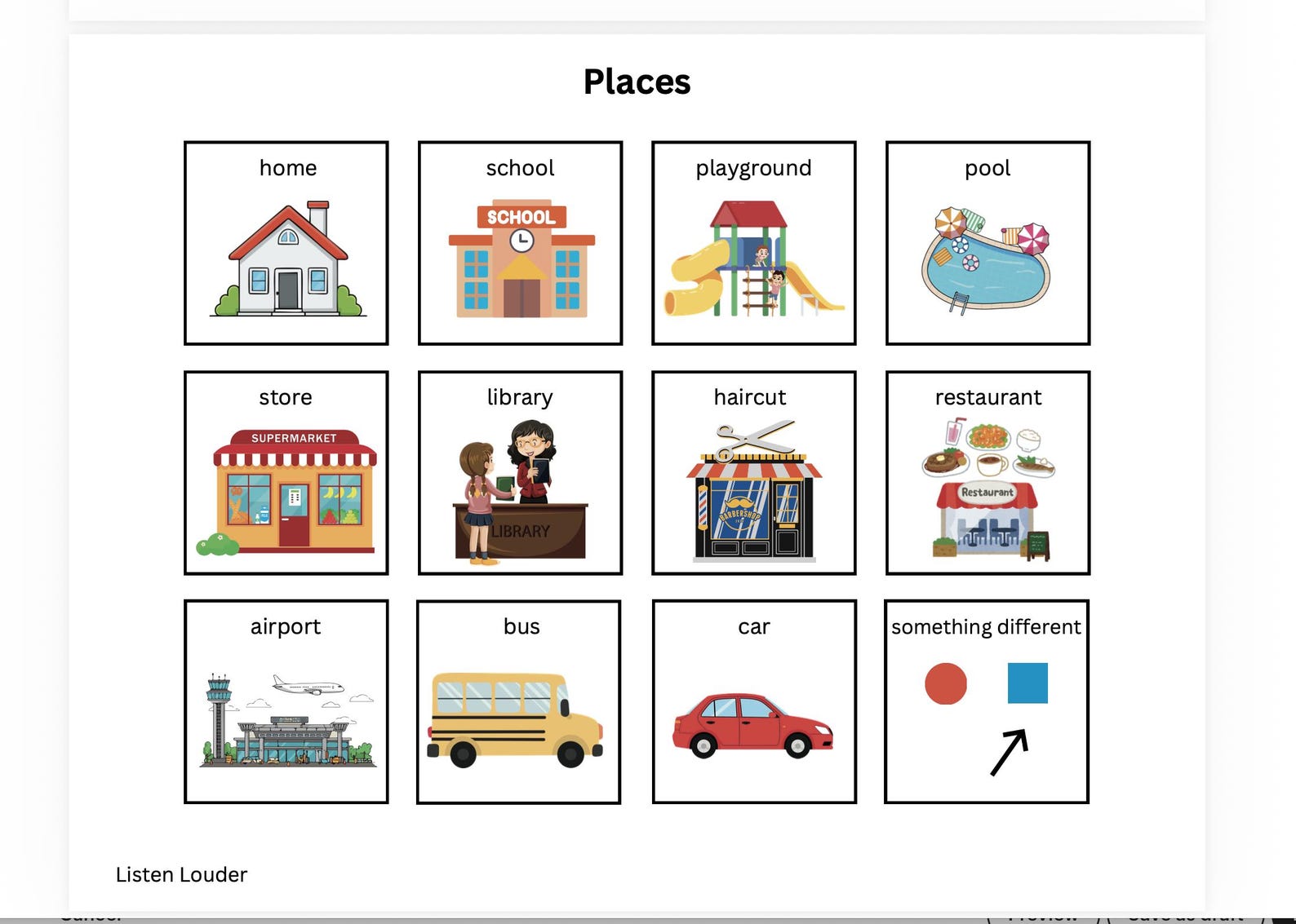 Printable Communication Board | Speech Therapy / ABA Tool | Autism ...