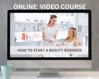 Beauty Business Plan Online Training Course Manual for Body Sculpting Contouring Sculpting, Teeth Whitening, Fat Cavitation, Therapists.