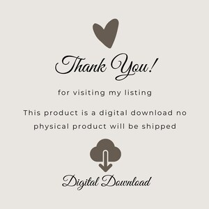 Puede incluir: &iexcl;Gracias! por visitar mi anuncio. Este producto es una descarga digital, no se enviar&aacute; ning&uacute;n producto f&iacute;sico. Descarga digital.