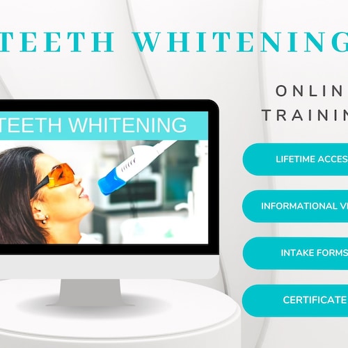 Professional Teeth Whitening Course Video Online Training & Etsy