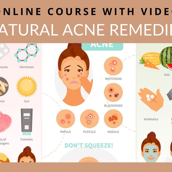 Natural Acne Remedies you can make at home.  Improve your skin with organic homemade DIY skincare recipe treatments. Clear skin naturally.