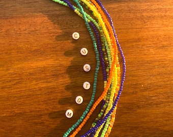 Custom Elastic Waist Beads with Natural Stones | Size Inclusive | Made to Order