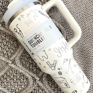 40oz Stanley Quencher | Dental Engraved Stanley | Stanley Engraved Tumbler