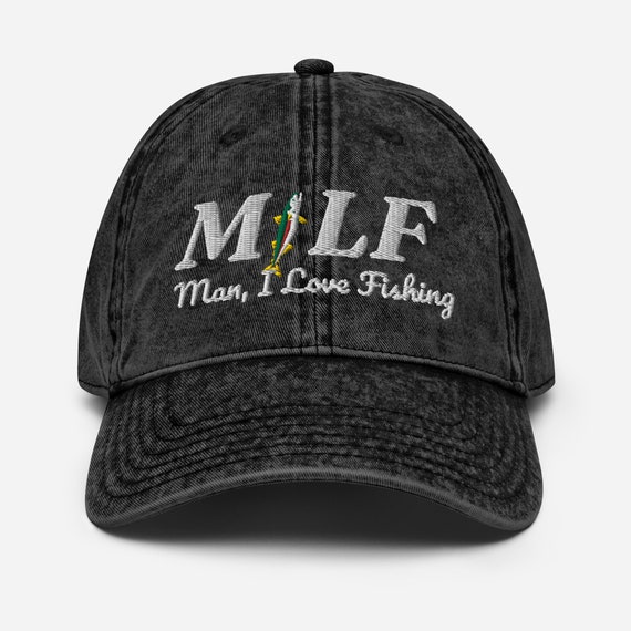 Love Fishing Hat Embroidered - Etsy