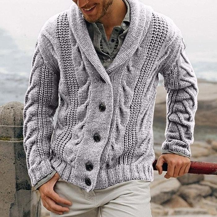 Men Winter Jacket Coat Dress Knitted Cardigan Sweater Winter - Etsy