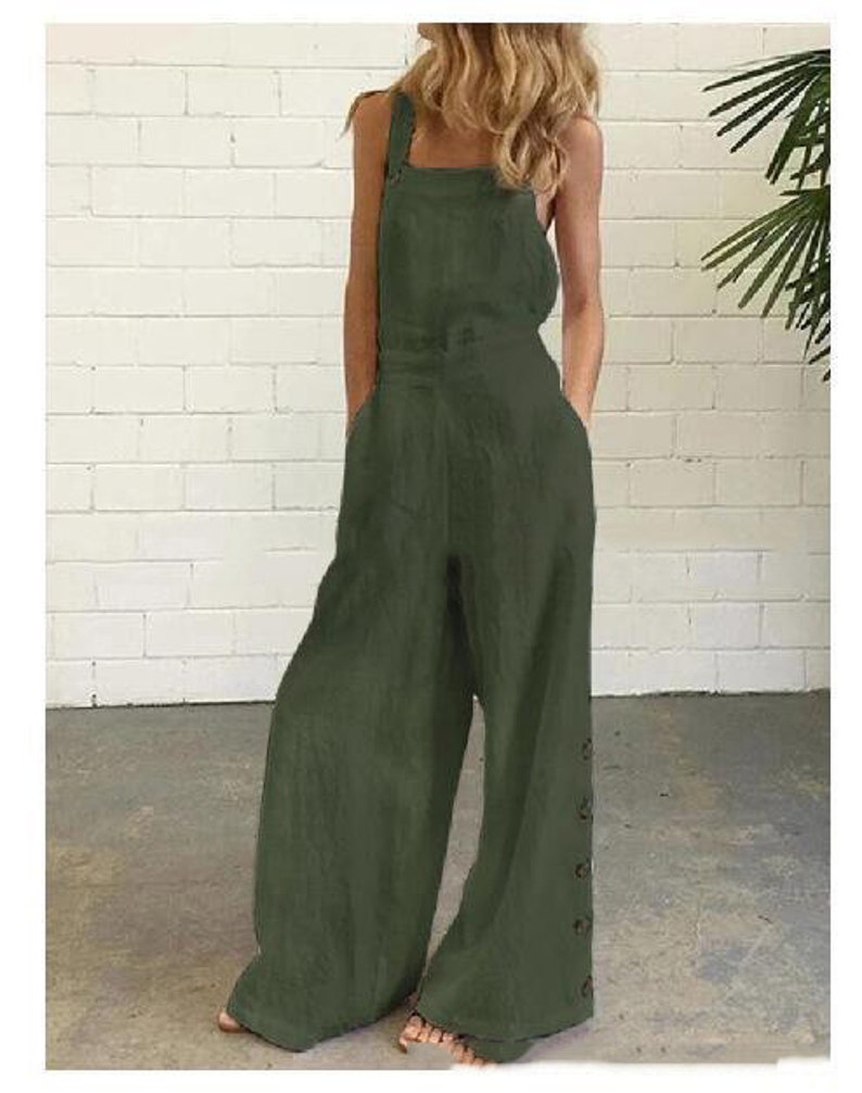 Wide Leg Backless Jumpsuit Boho Jumpsuit Kundalini - Etsy