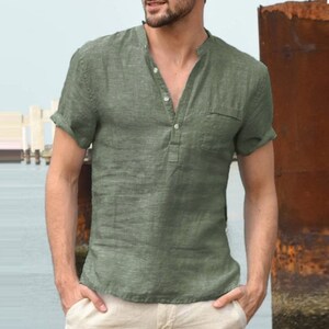 Cool Shirt for Men Classic Cool Shirt With Buttons Summer - Etsy