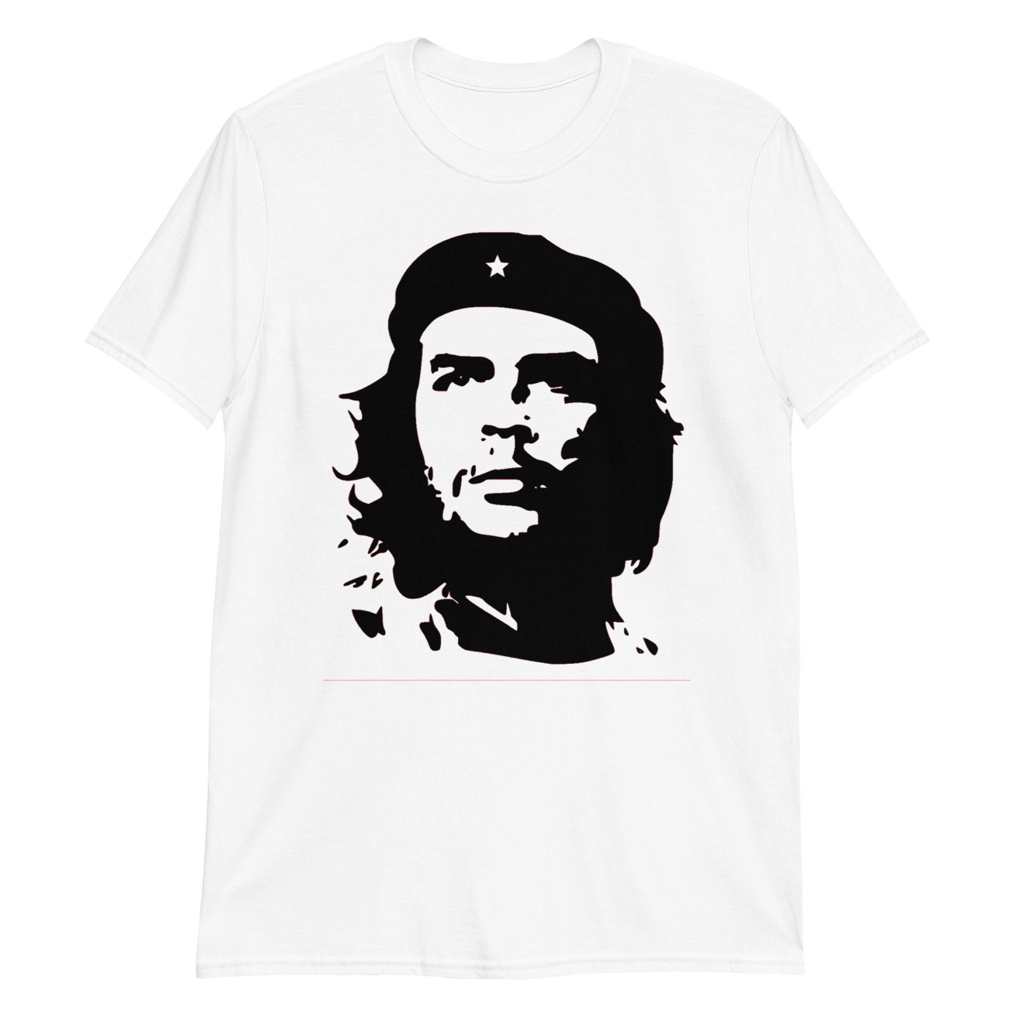 Che Guevara Face Silhouette Mens Iconic Baseball T-Shirt Freedom Fighter Cuba 