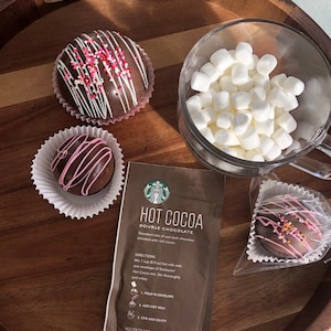 Boozy Hot Cocoa Bombs