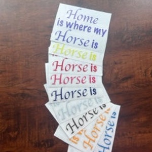 Home is where my Horse is Sticker