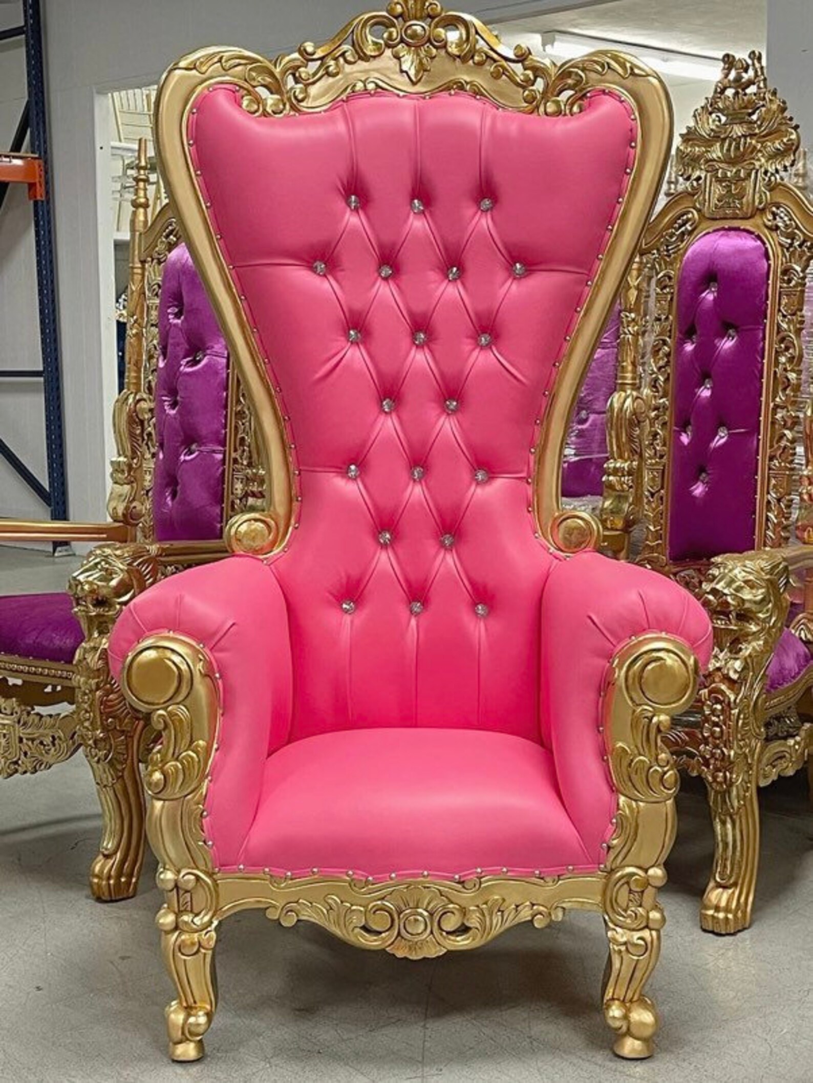 1 Hot Pink Throne Chair pink Throne sweet 16 Etsy