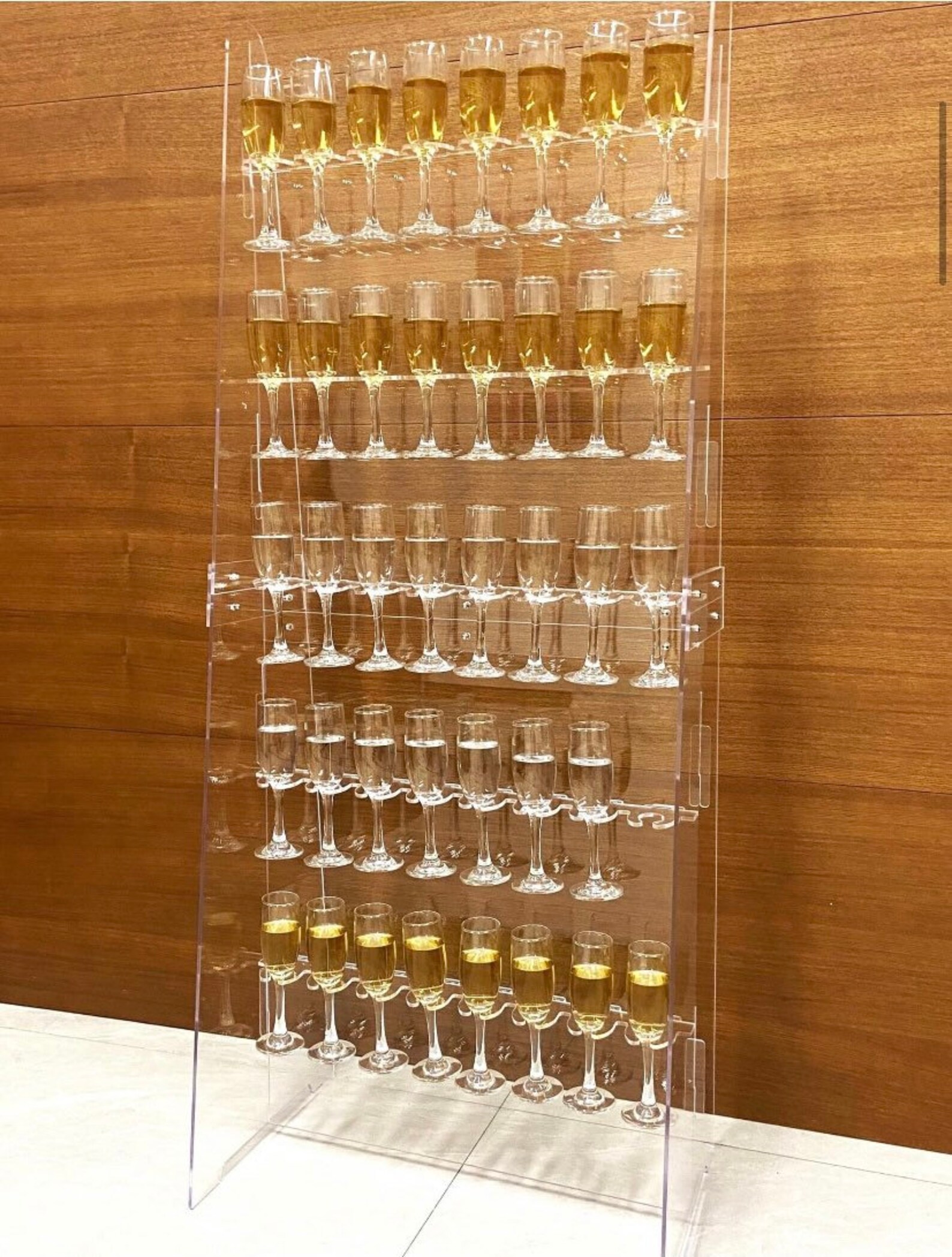 5 Ft Tall Acrylic Champagne Wall Acrylic Bubbles Wall flute Etsy