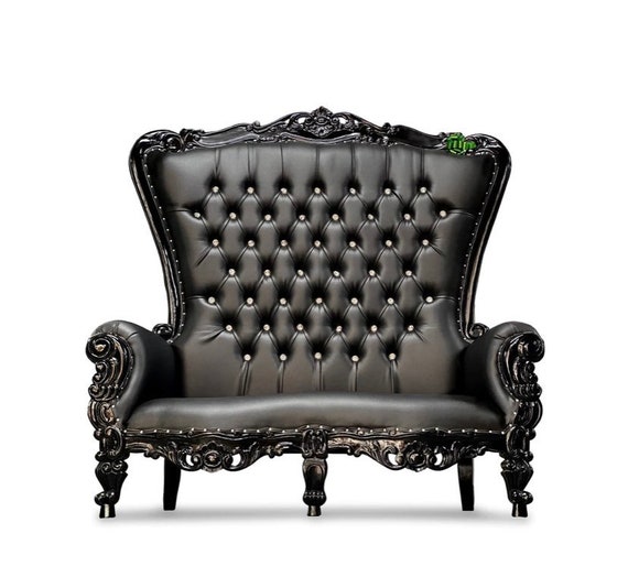 Loveseat throne chair deals