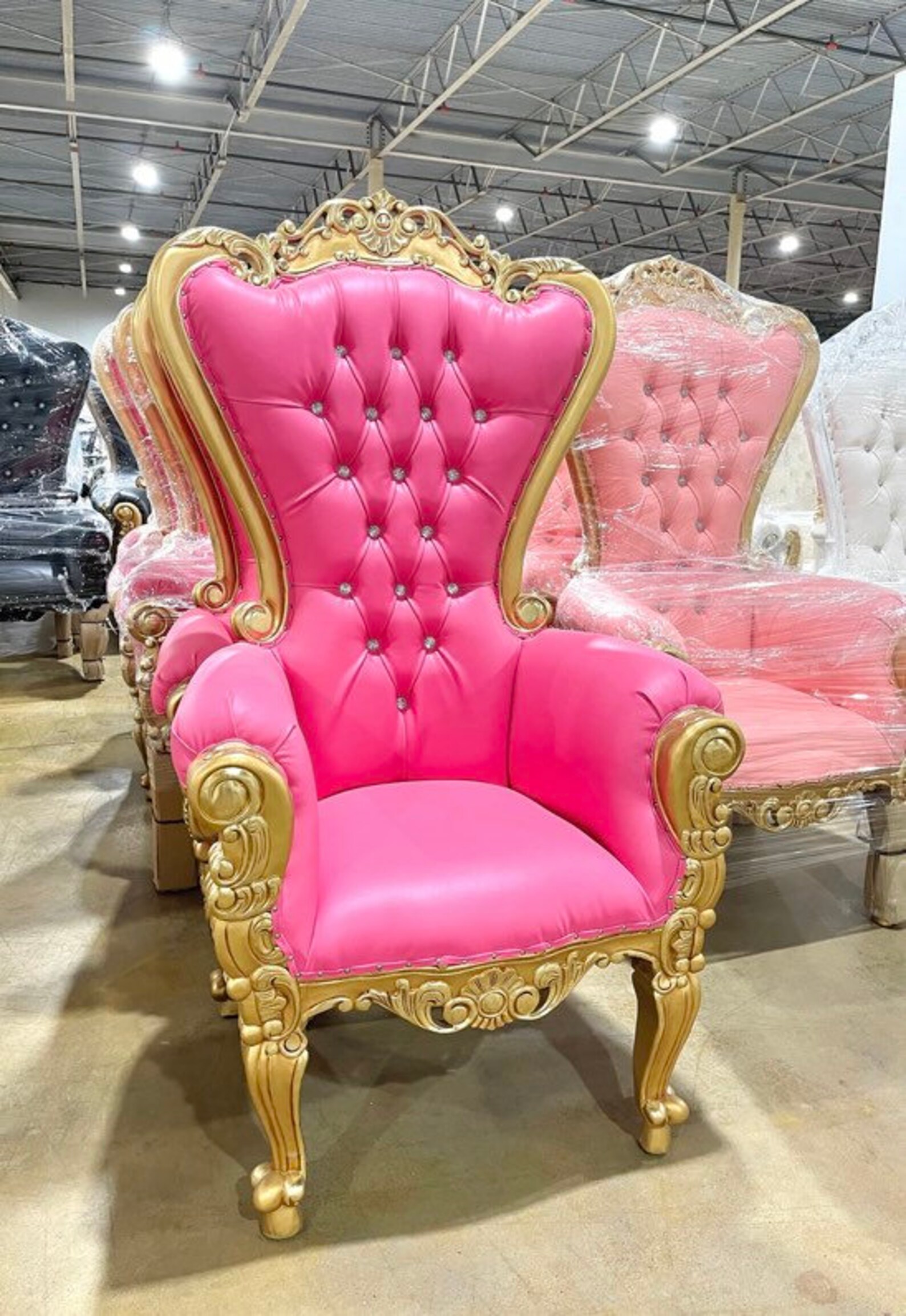 1 Hot Pink Throne Chair pink Throne sweet 16 Etsy Israel