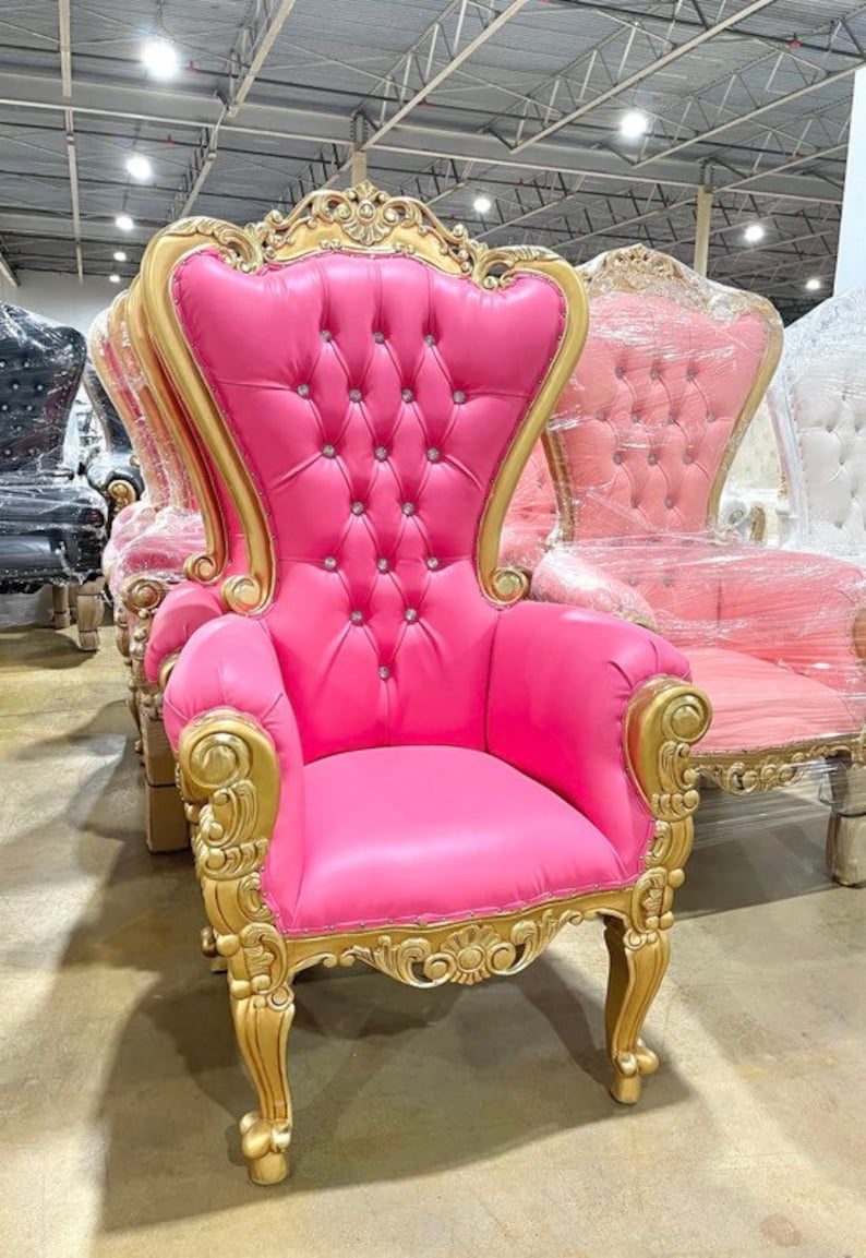 1 Hot Pink Throne Chair pink Throne sweet 16 Etsy