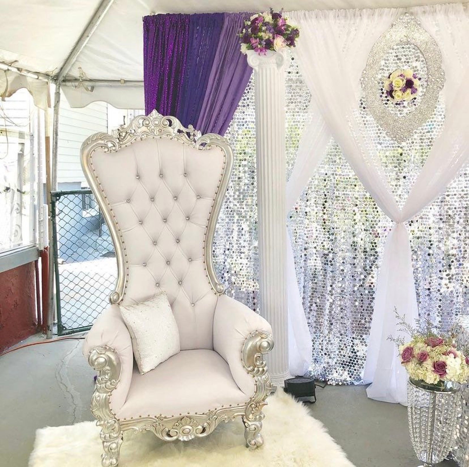 1 Throne Chairs wedding Chairs bridal Chairs Etsy