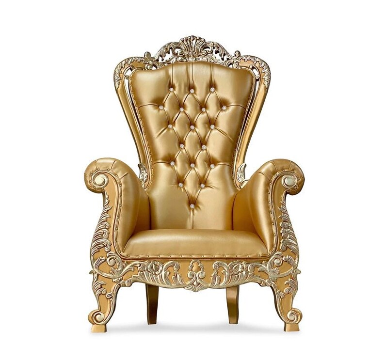 1NEW GOLD Throne Chairs Wedding Chairs Bridal Chairs Etsy