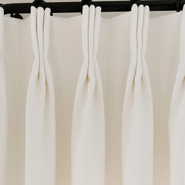 Linen Drapery Panels Etsy