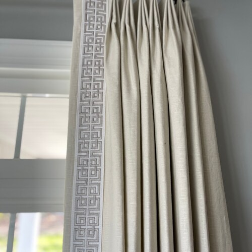 Custom Drapery Panel/lined/custom Curtain/with or Without Trim Etsy