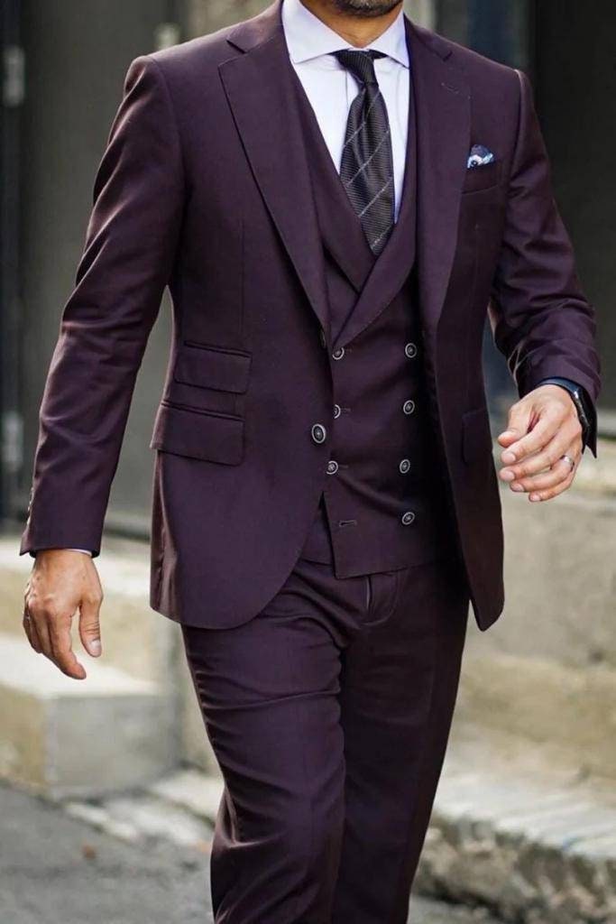 Buy Men Purple Suit Online In India -  India