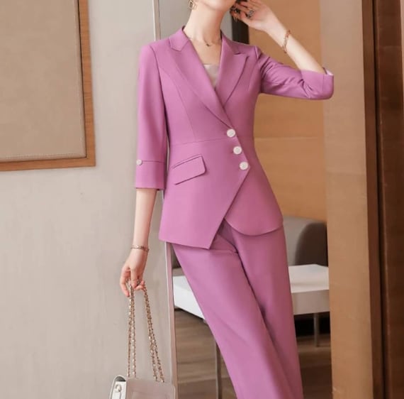 Pink Velvet Men's Suit Casual Tailored Slim Fit Groom Blazer Party Wear 3  Pieces | eBay