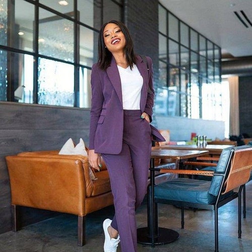 Red Wine Velvet Suit for Women/two Piece Suit/top/womens Etsy