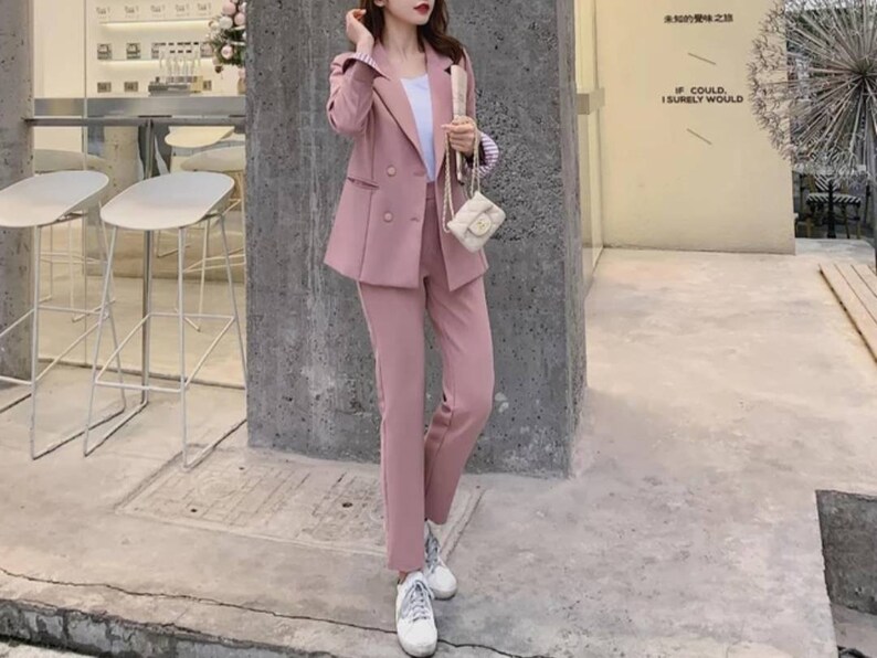 Pink Suit for Women/two Piece Suit/top/womens Suit/womens Suit Etsy Canada
