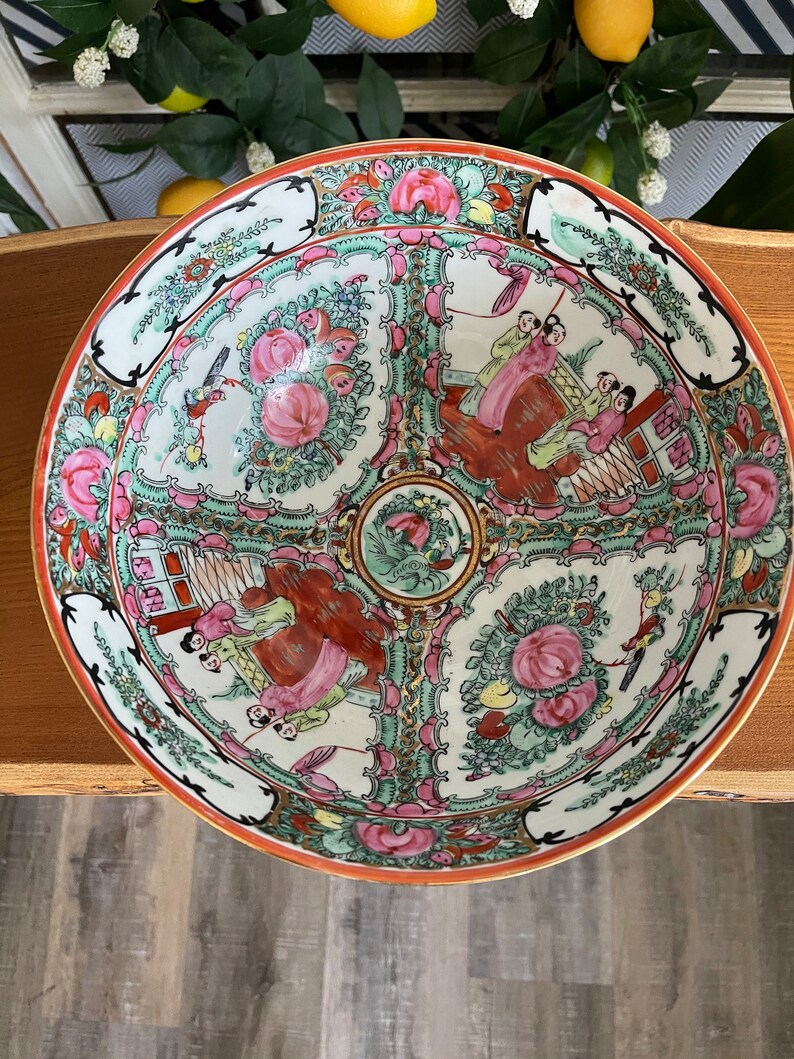 Japanese Porcelain Ware Bowl Hand Painted in Hong Kong Etsy