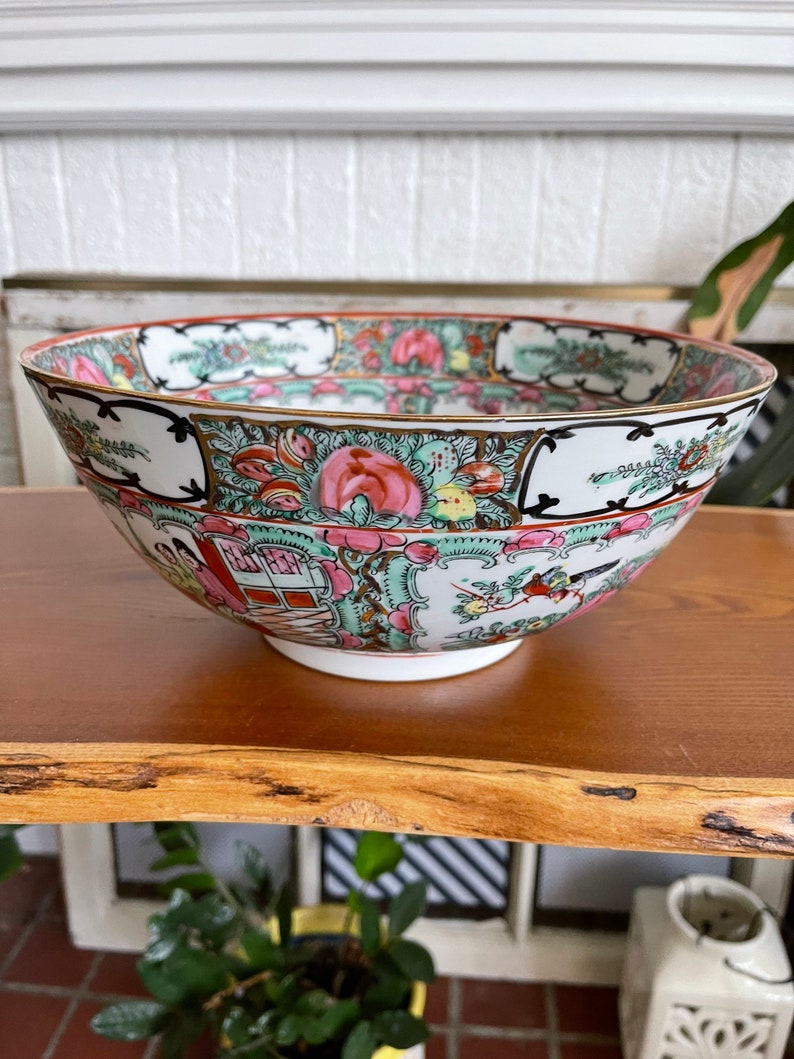 Japanese Porcelain Ware Bowl Hand Painted in Hong Kong Etsy