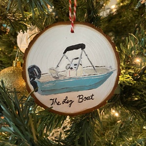 Custom Boat Ornament | Boat Christmas Ornament | Custom Gift Idea | Stocking Stuffer Gift Idea | Gift for Him