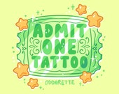 Tattoo Ticket - Ticket for rights to get one piece of art tattooed