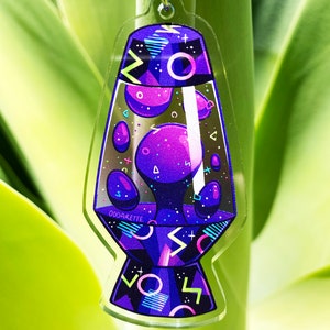 90s Lava Lamp Acrylic Keychain: Retro Nostalgia - Etsy