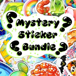 Mystery Sticker-tas - Stickerassortiment - Stickervellen - Vinylstickers - Oddarette - Knutselen - Waterflesdecor