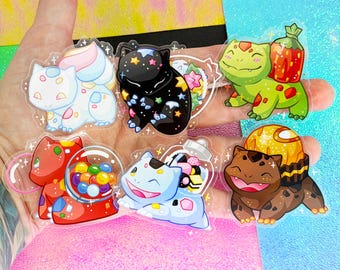 Candy Fakemon Stickers: Hand-Drawn Monster Art
