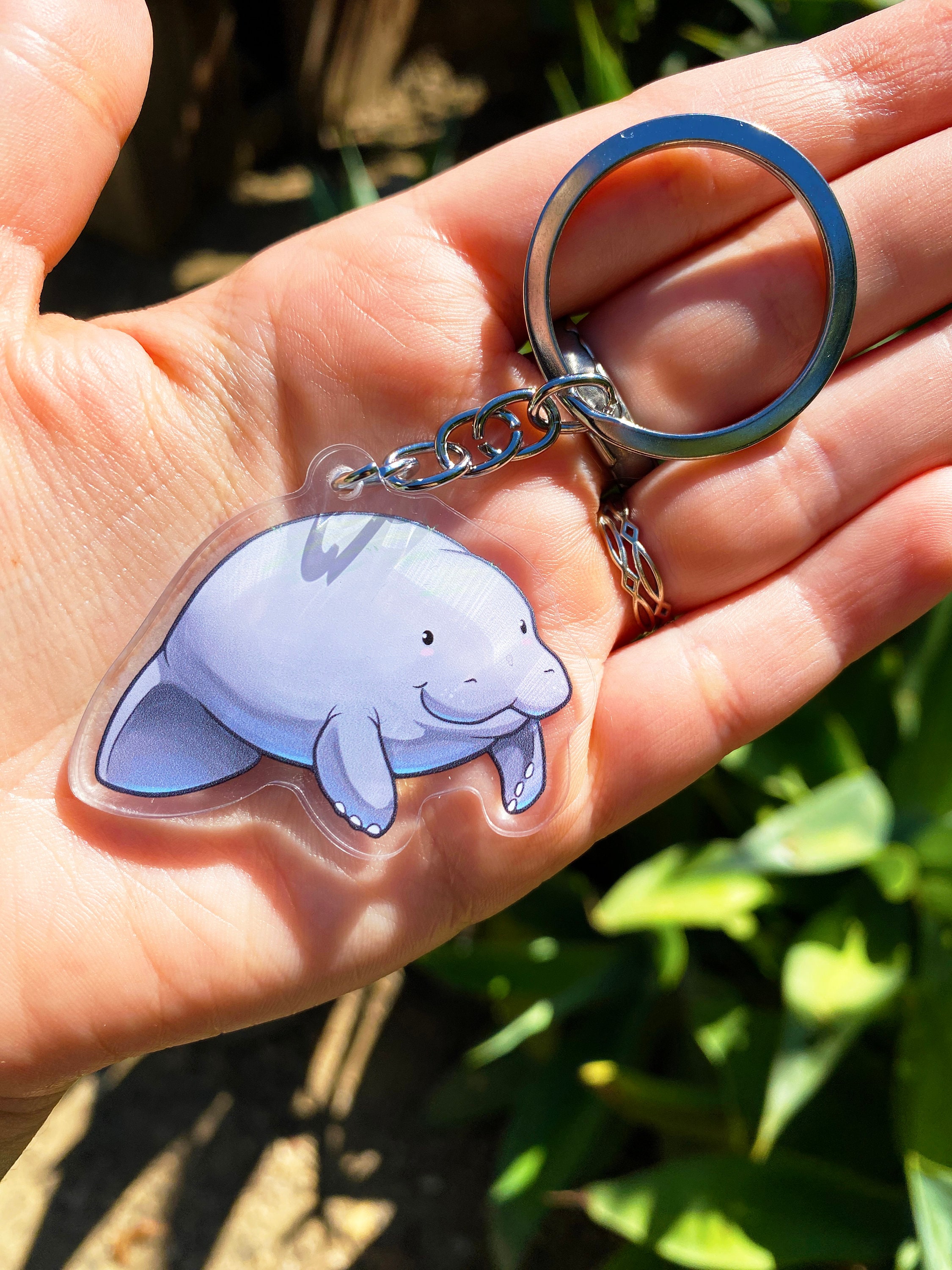 Manatee keychain deals