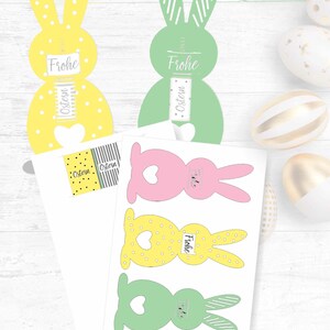 Print template Easter little thing, template for printing little thing, gift idea Easter, little thing for children for Easter, craft template, PDF