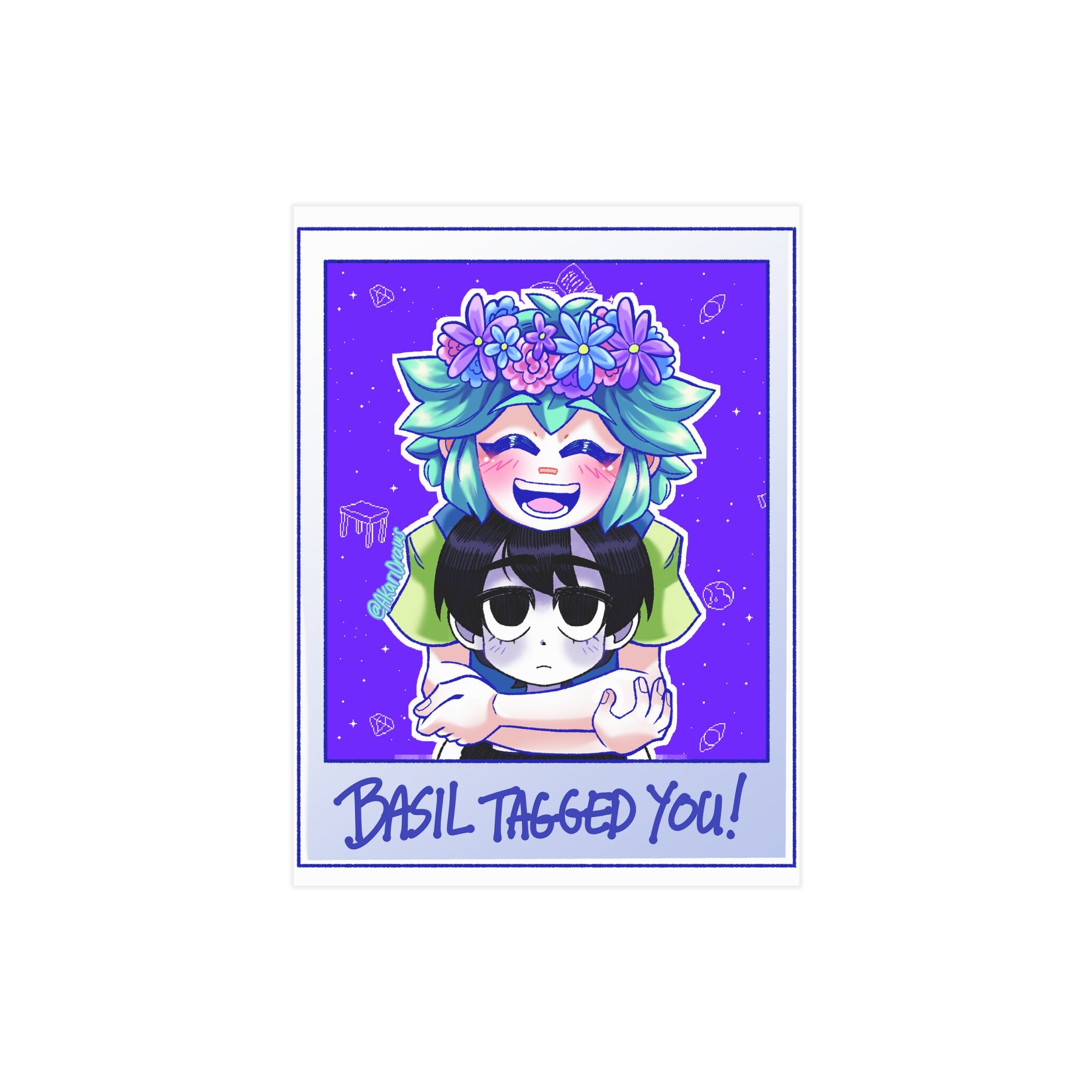 Omori Basil AAAAAA!!! | Sticker