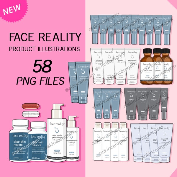 FACE REALITY ILLUSTRATIONS new packaging (quick download)