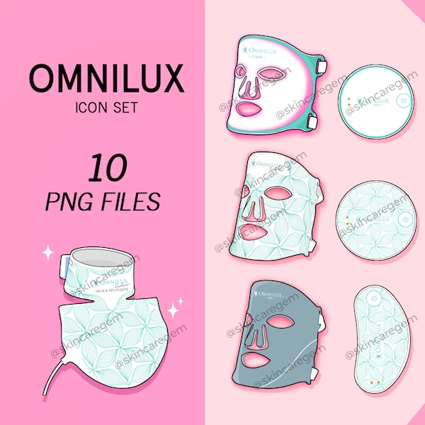 OMNILUX LED Mask Illustration (instant download)