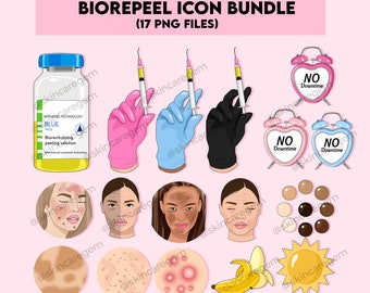 Biorepeel Icon Bundle  (instant download)