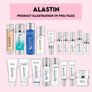 19 ALASTIN SKINCARE ILLUSTRATIONS   (instant download)