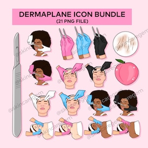 DERMAPLANE ICON BUNDLE (instant download)