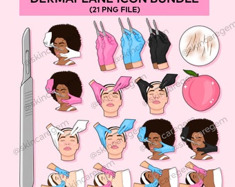 DERMAPLANE ICON BUNDLE (instant download)