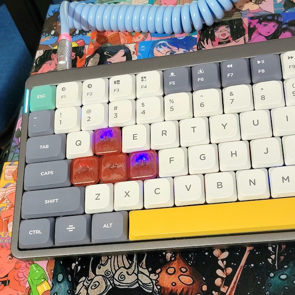 Nuphy air 75 shine through keycaps etsy