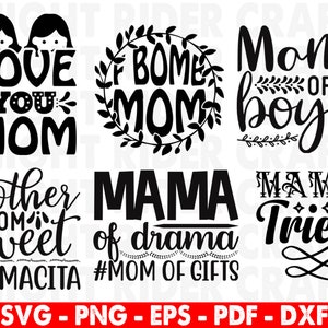 Mom Svg Bundle Mothers Day Svg Mom Life World Okayest Mama - Etsy