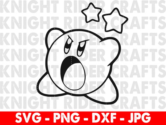 Kirby Svg Kirby Clipart Kirby Cut File Kirby Cutting File - Etsy